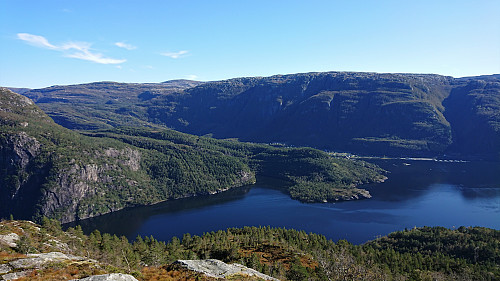 Stanghelle from the ascent