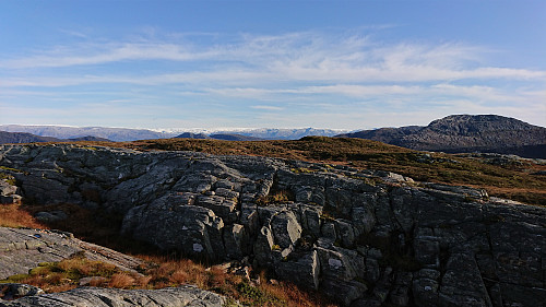 Towards the summit of Røafjellet