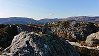 Steinhusfjellet. View northwest.