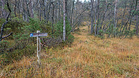 First trail sign