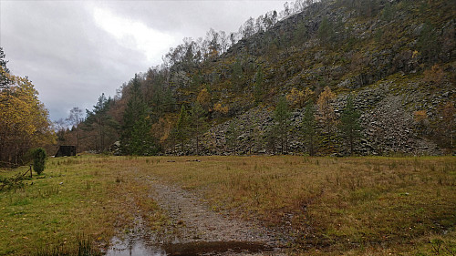 The old stone quarry east of Horgaberget