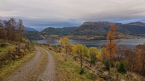 On the way down to Kvåle