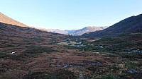 Looking back at Vossedalstølen