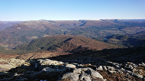 Taugafjellet from the descent from Mykkeltveitveten