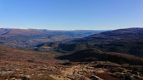Towards Voss from the descent from Mykkeltveitveten