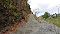 Gravel road up from Medås