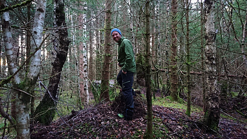 Endre at summit(?) of Hellestveitåsen
