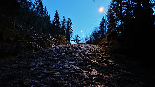 Looking back at where the ice startet/ended