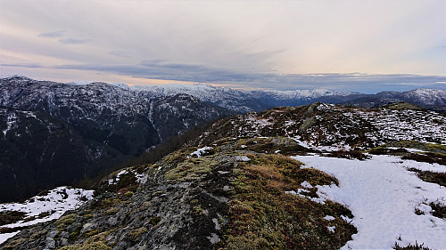 The summit of Bergstadfjellet