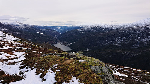 Evanger from Bergstadfjellet