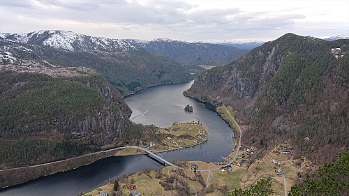 Straume and Vikafjorden from Husafjellet