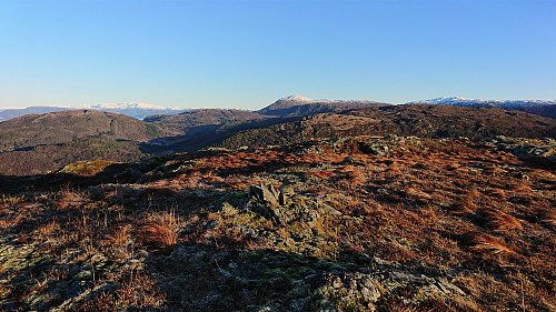The summit of Stølafjellet with Tysnessåta in the background