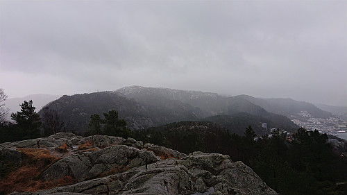 Towards Kvitebjørnen from Ørneberget