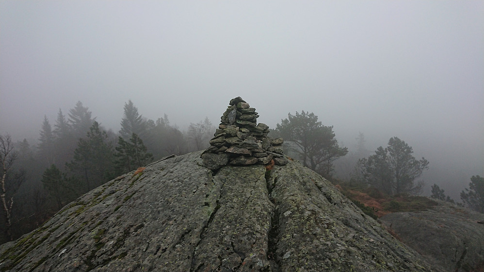 The summit of Sandviksfjellet