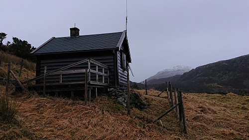 The only remaining building at Vestølen