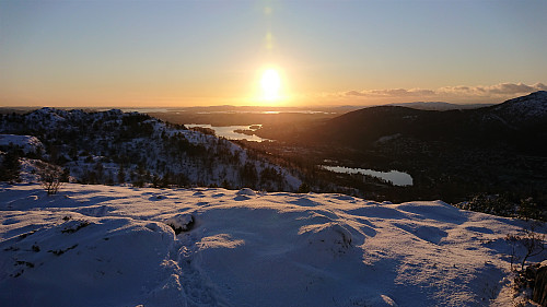 View southwest from Ormhaugen