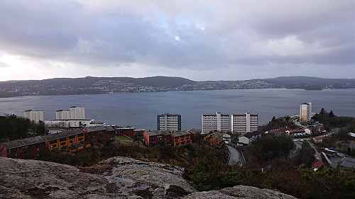 View west from south of Fagerdalsskaret