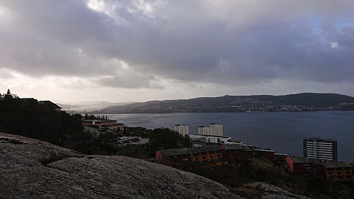 View southwest from south of Fagerdalsskaret