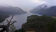 Henangervatnet from W of Hovden