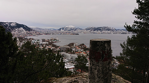 View towards the city center from Furukammen