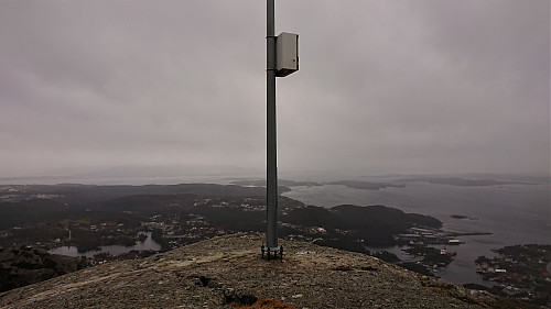 The summit of Utslettefjellet