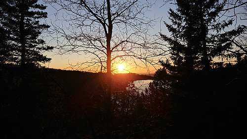 Sunset at Fjeldborg