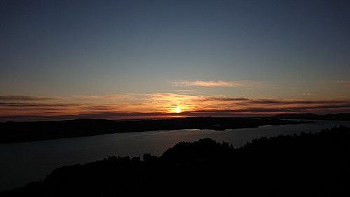 Sunset from west of Ørneberget