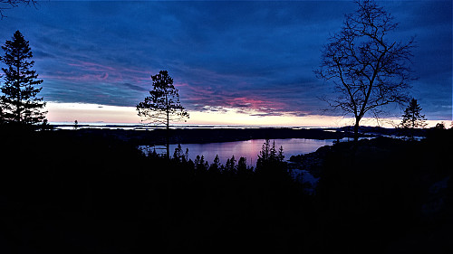 Sunset from north of Fløyfjellet