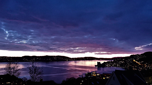 Sunset from Fjellveien