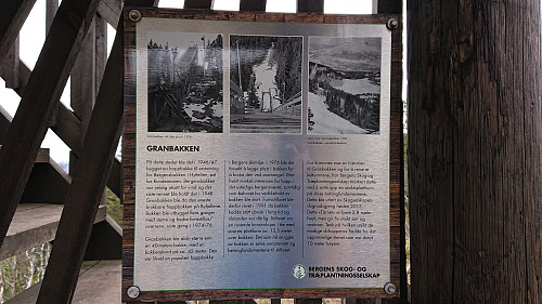Granbakken information sign