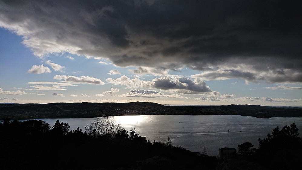 View northwest from Ørneberget NV
