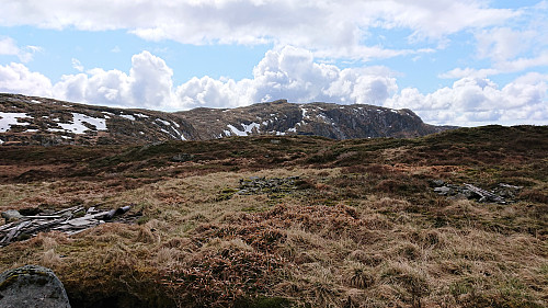 View from Fjellheim southwest of Storefjellet toward Ulriken