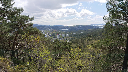 View from the flat hill above Gjerdehytten
