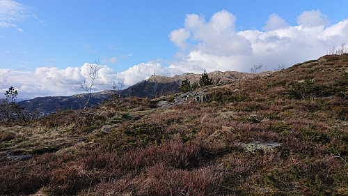 The location of Bryterhytten with Ulriken and Stormfuglen in the background