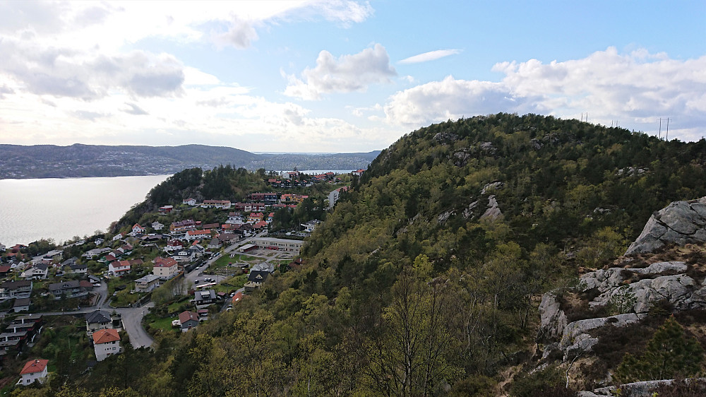 View towards Furukammen (left) and Ørneberget (right) from Rognåsen