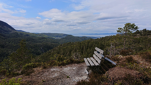North/northwest from Kyrkjefjellet utsiktspunkt