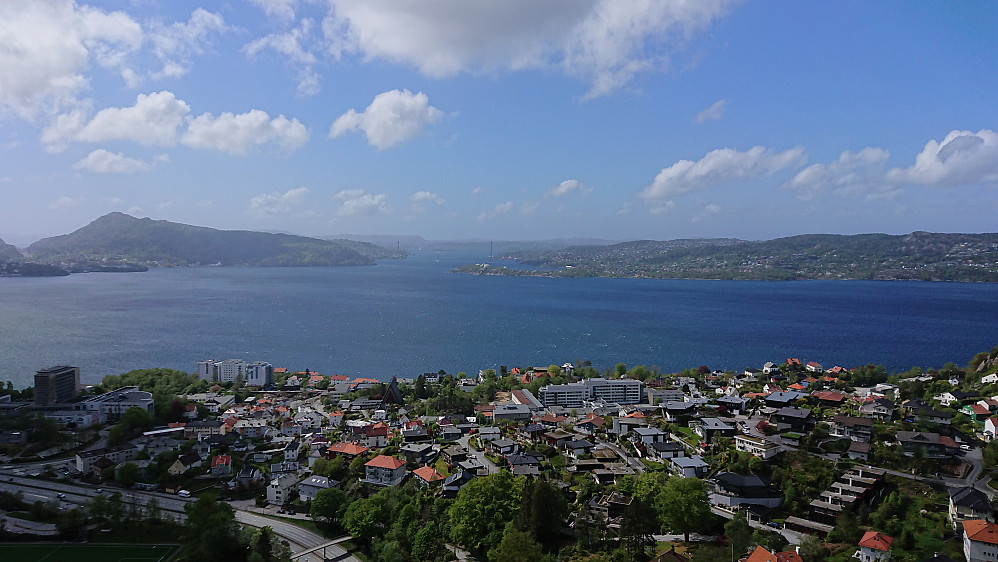 View west from Rognåsen