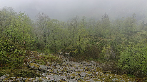 Looking back at Kviturhytten