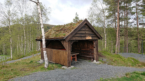 Gunnarbu on the small hill south of Fanahytten