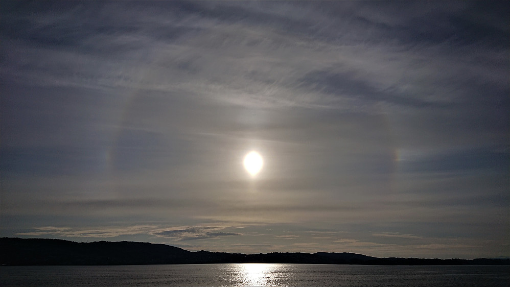 Sunset above Askøy