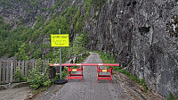 The closed Sognevegen...