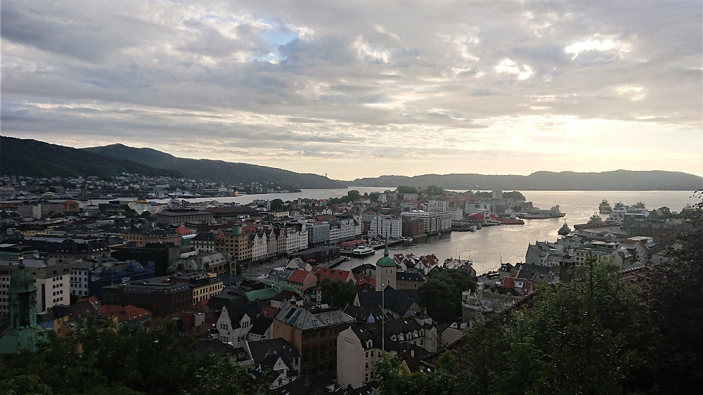 The city center from Brattlien