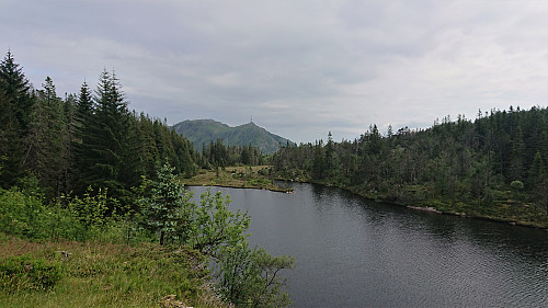 Blåmansvatnet with Ulriken in the background