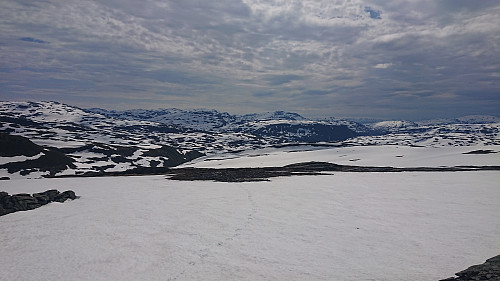 South from Knuskedalsfjellet