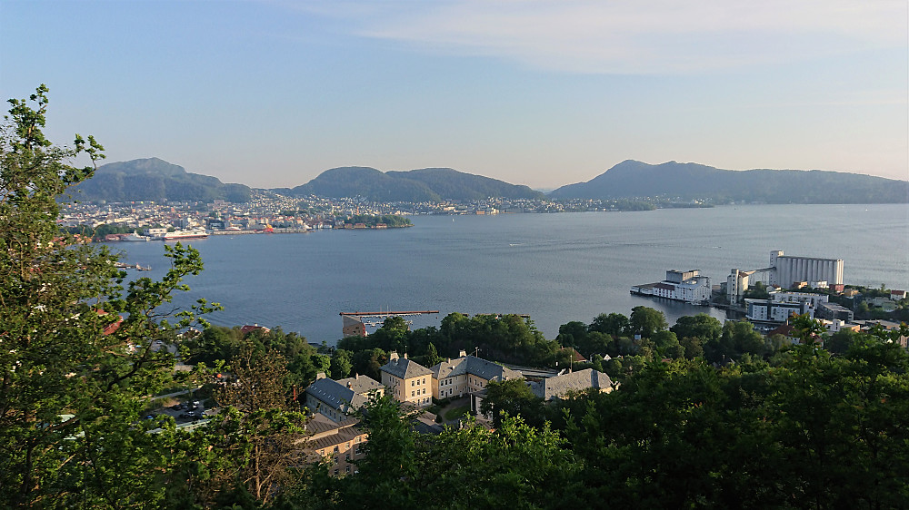 View from above Sandviken sykehus