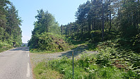 The start of the tractor road