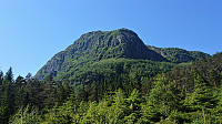 Hovlandsnuten from above Skaret