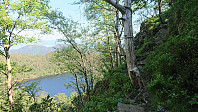 The steep trail to Hovlandsnuten