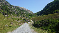 Road up from Kvitingsvatnet
