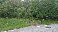 Trailhead in Fjellvegen